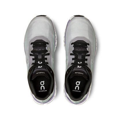 Top view of the On Cloudflow 4 Fade-Wisteria women’s running shoes 