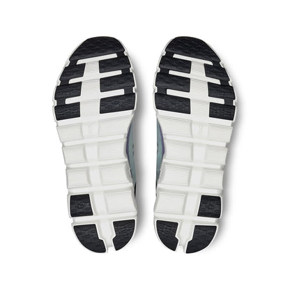 Soles of the On Cloudflow 4 Fade-Wisteria women’s running shoes 