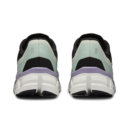 Back view of the On Cloudflow 4 Fade-Wisteria women’s running shoe 