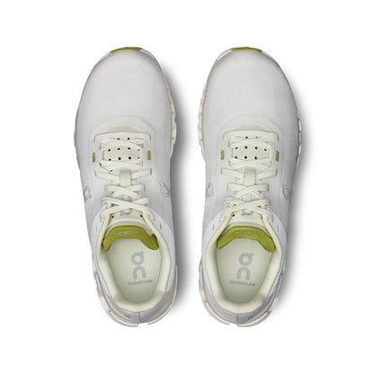 Top view of the On Cloudflow 4 White-Sand women’s running shoes 