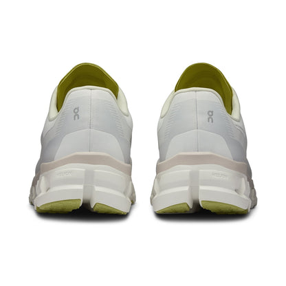 Back view of the On Cloudflow 4 White-Sand women’s running shoe 