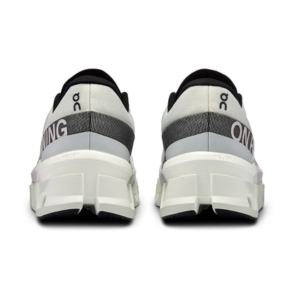 Back view of the On Cloudmonster 2 White-Frost men’s running shoe 