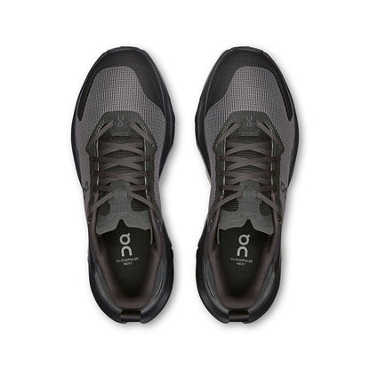 Top view of the Road Running On Cloudpulse Next Black-Stone men’s running shoes 
