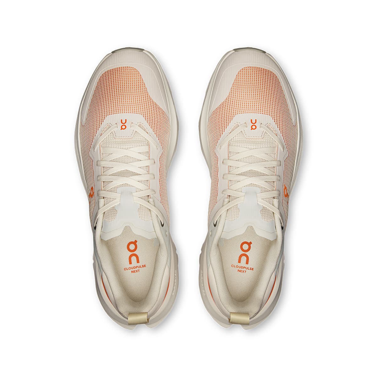 Top view of the Road Running On Cloudpulse Next Ice-Flame men’s running shoes 