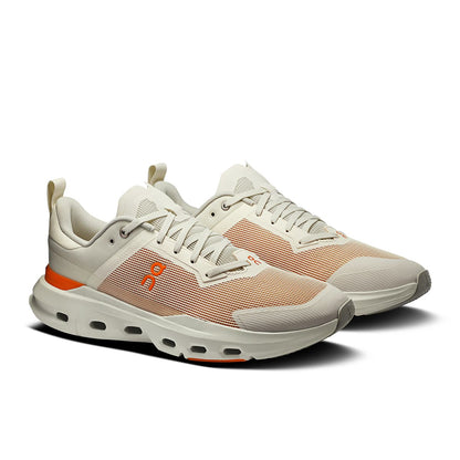 45-degree view of the Road Running On Cloudpulse Next Ice-Flame men’s running shoe 
