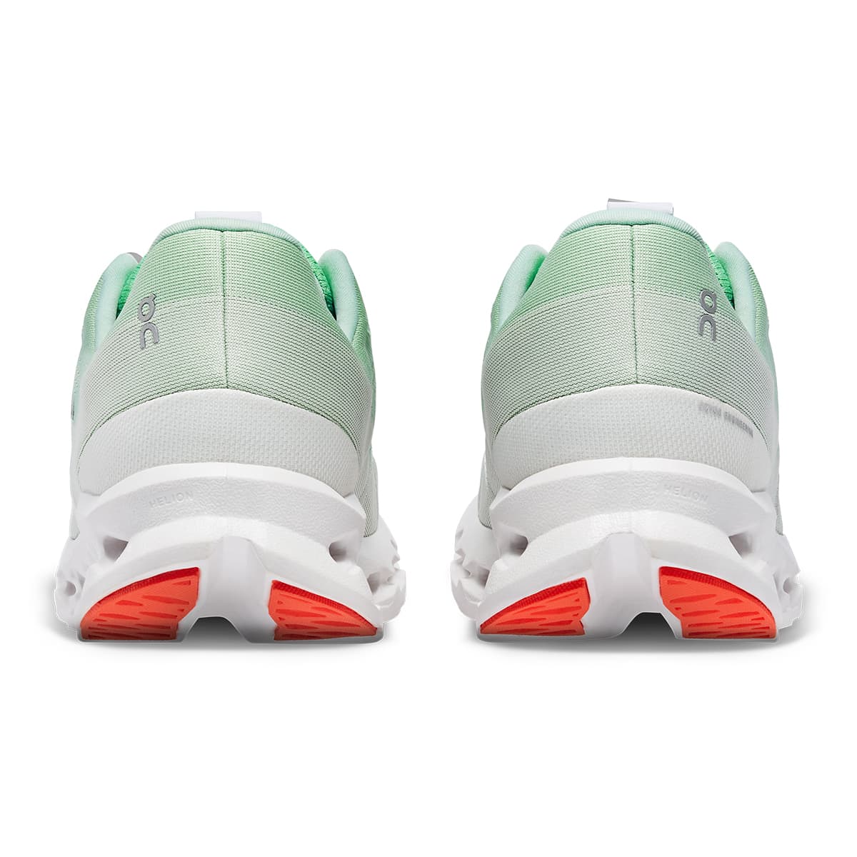 Back view of the On Cloudsurfer 7 Creek-White men’s running shoe 