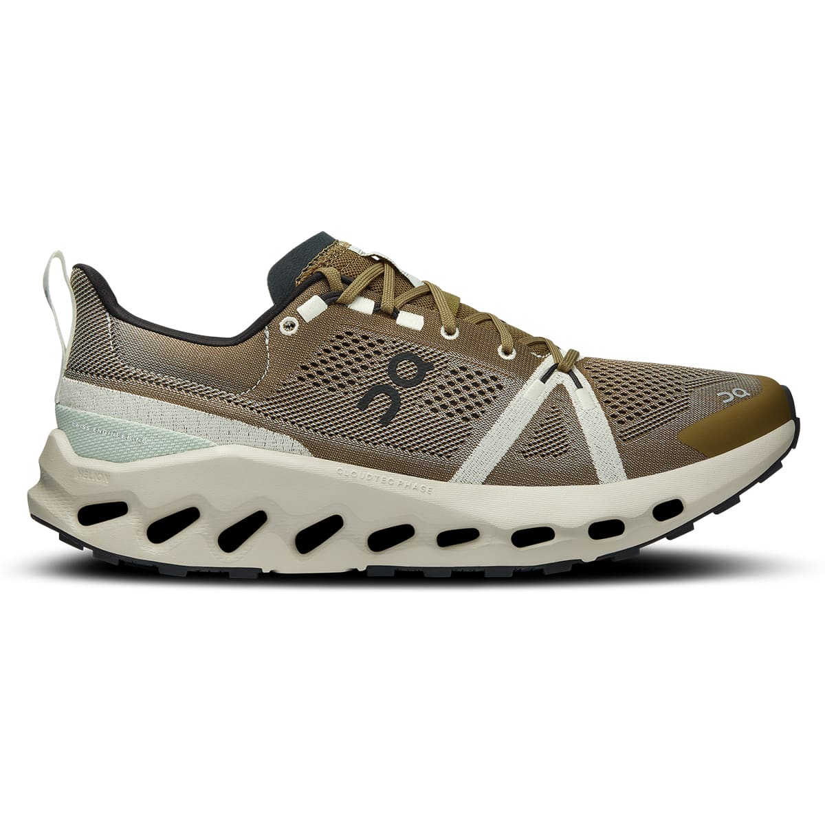 Right side view of the On Cloudsurfer Hunter Ice men’s running shoe #color_hunter-ice