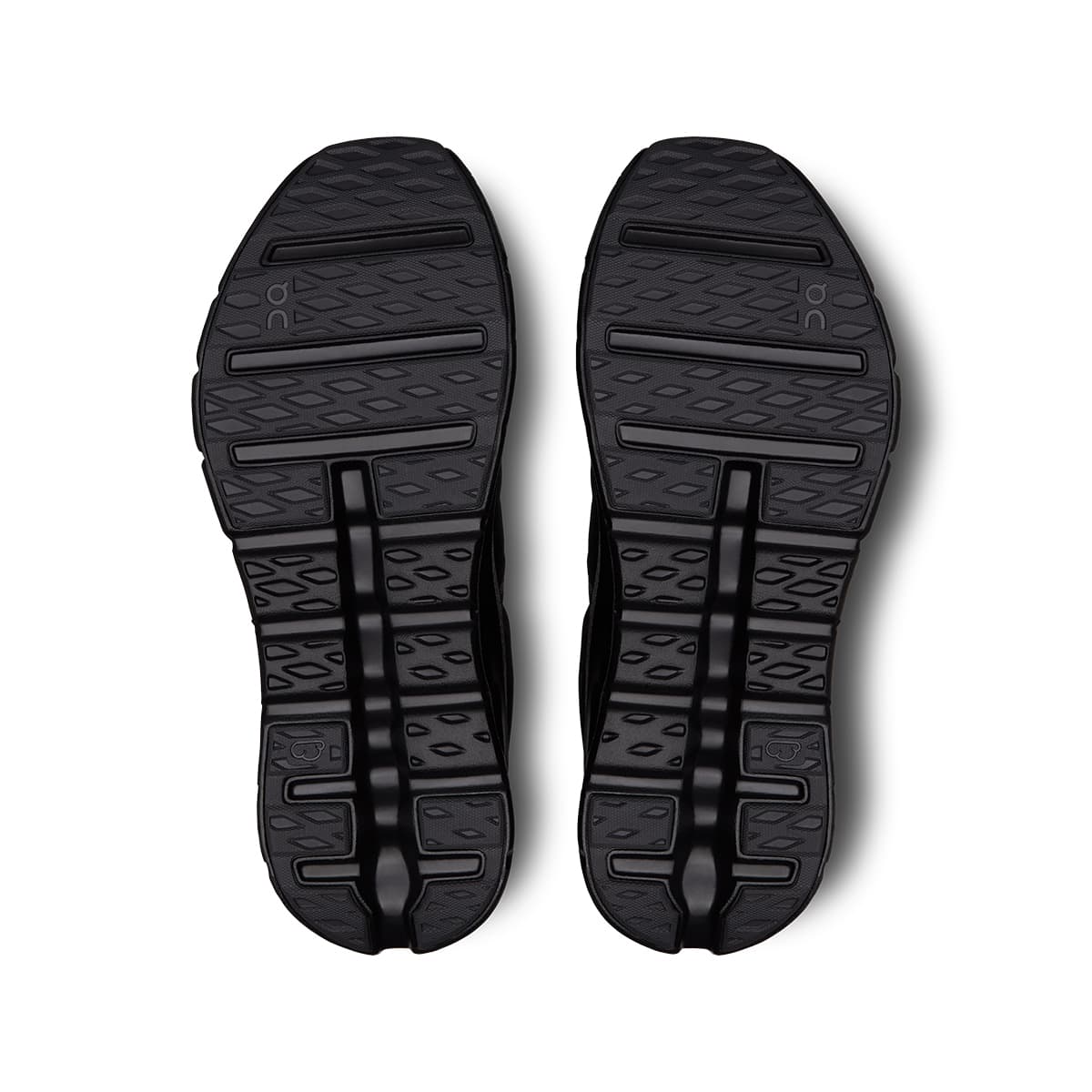 Back view of the On Cloudtilt Eclipse-Black men’s running shoe 
