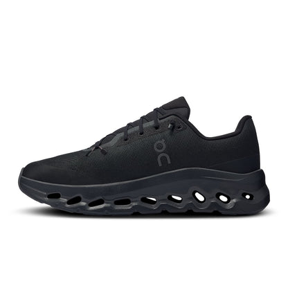 Top view of the On Cloudtilt Eclipse-Black men’s running shoes 