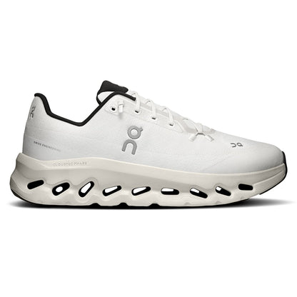 Right side view of the On Cloudtilt Pearl-Ice men’s running shoe 