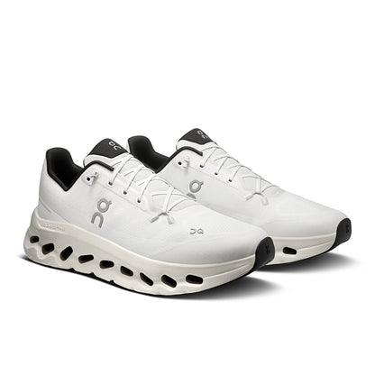 45-degree view of the On Cloudtilt Pearl-Ice men’s running shoe 