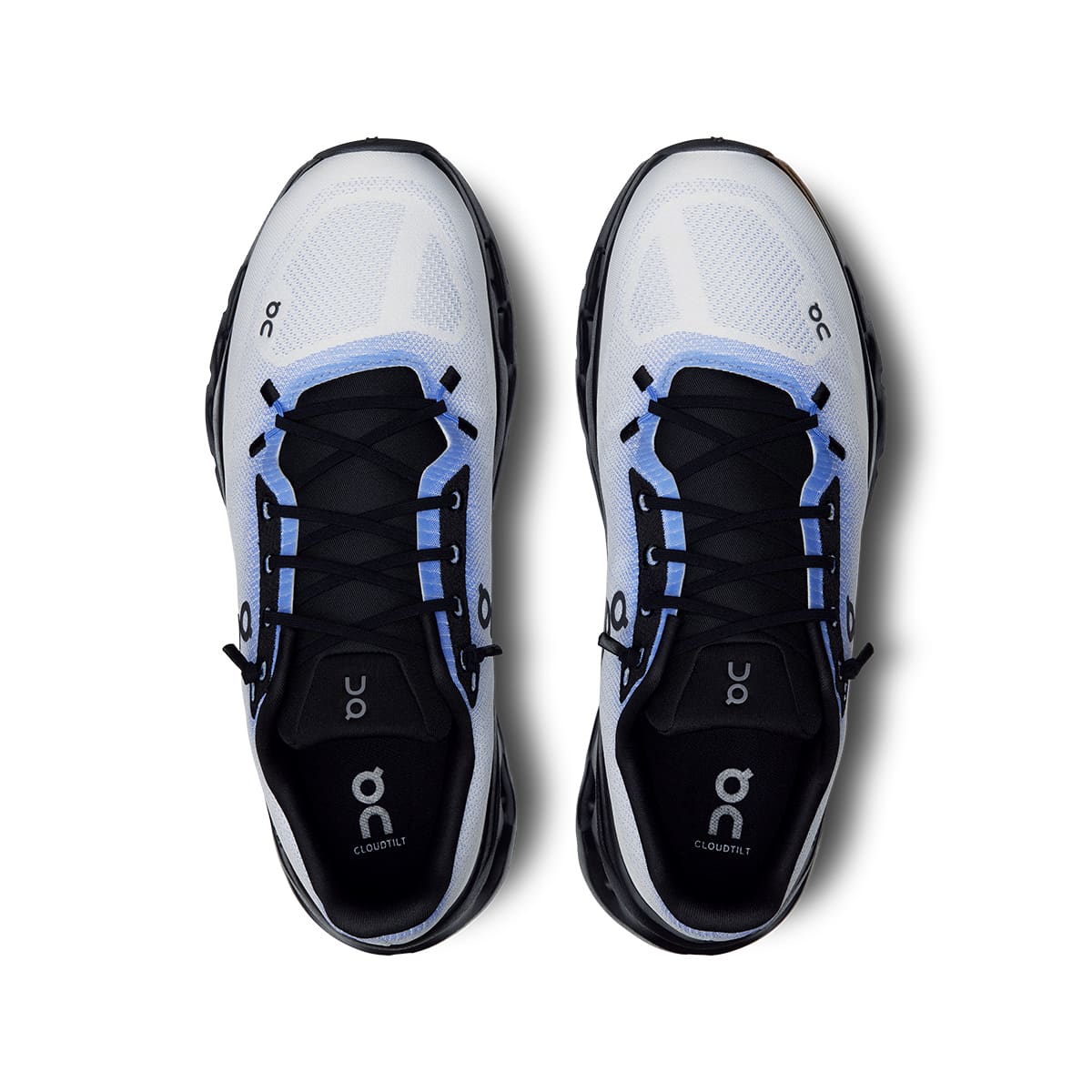 Top view of the On Cloudtilt Ultramarine Eclipse men’s running shoes 