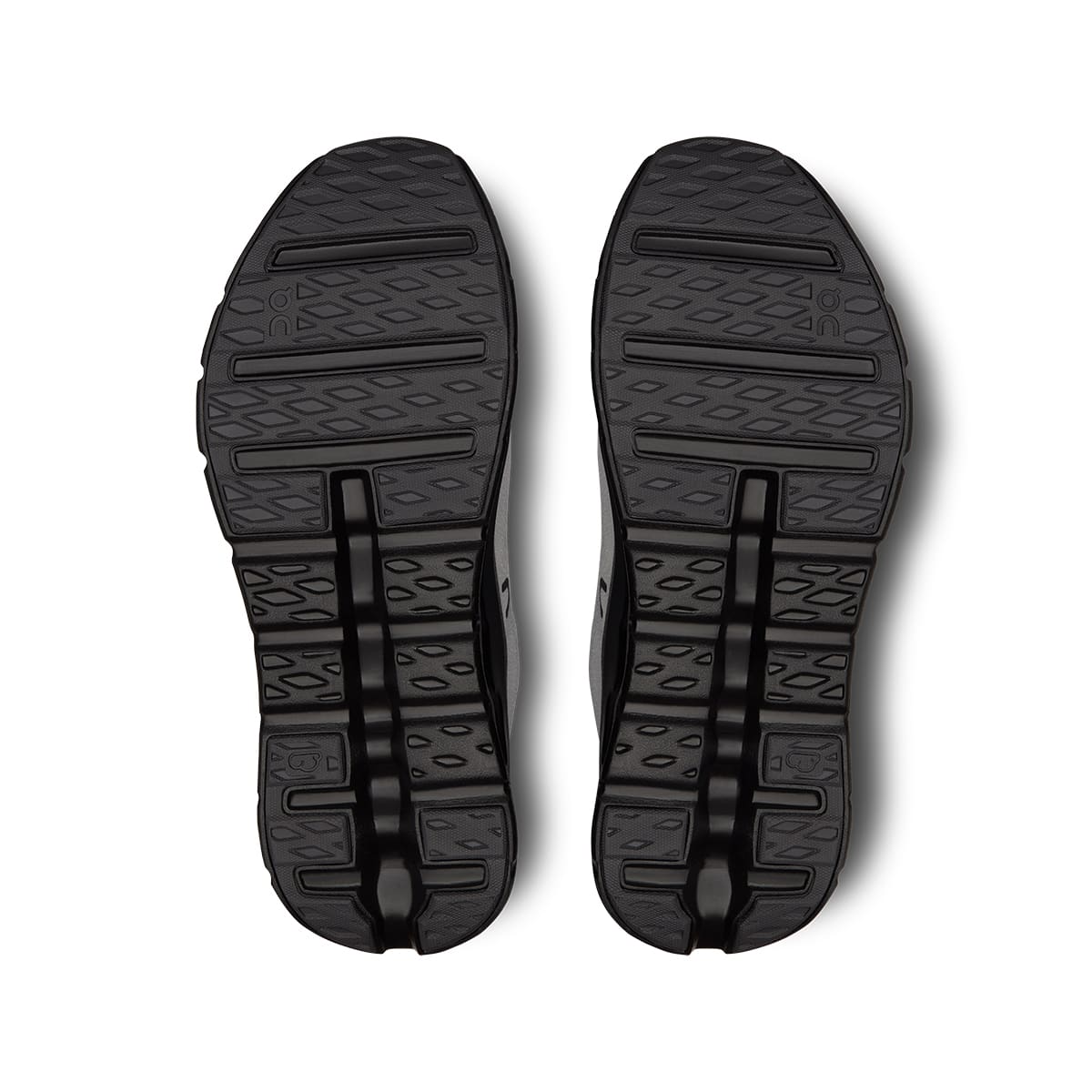Soles of the On Cloudtilt Ultramarine Eclipse men’s running shoes 