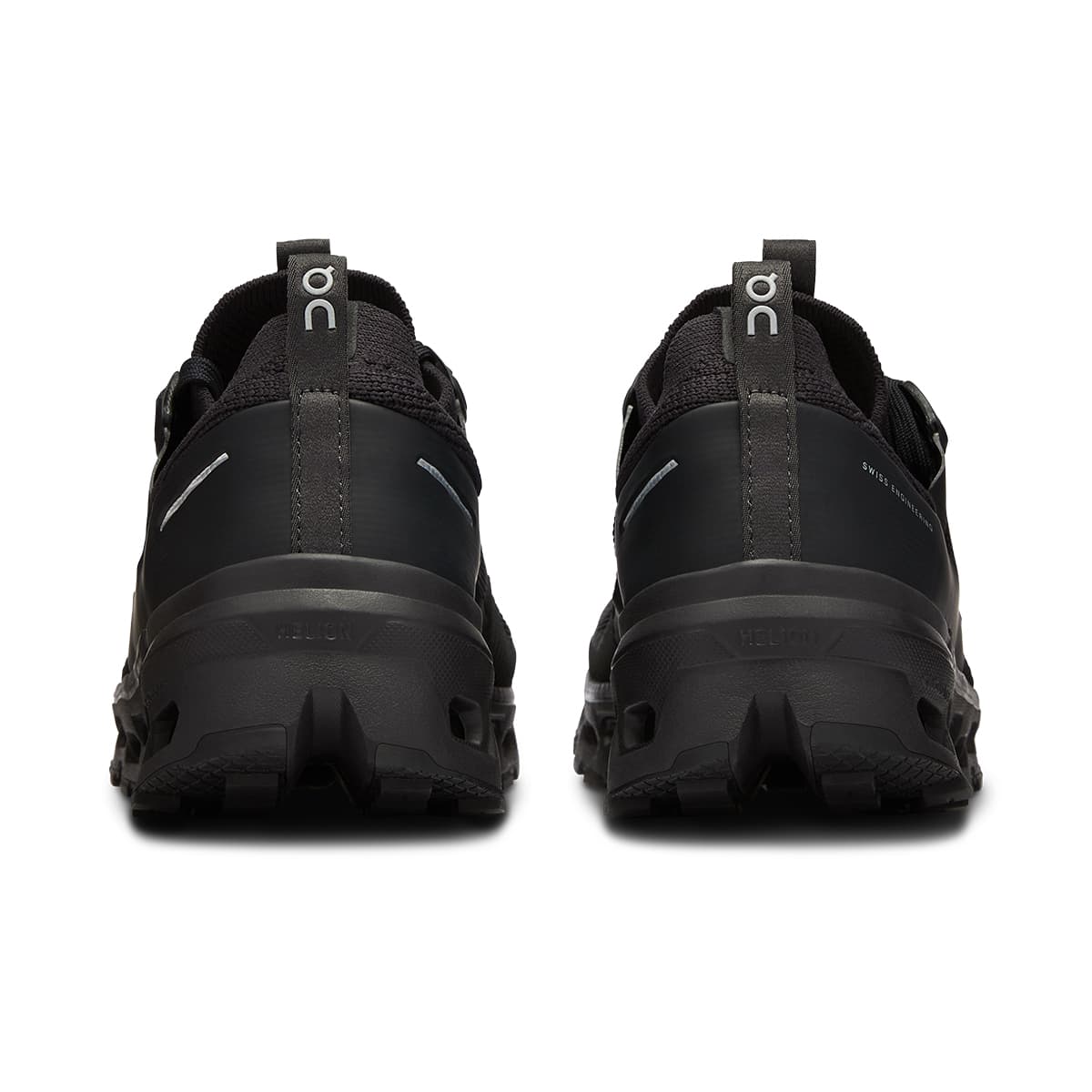 Back view of the On Cloudultra 2 All Black women’s running shoe 