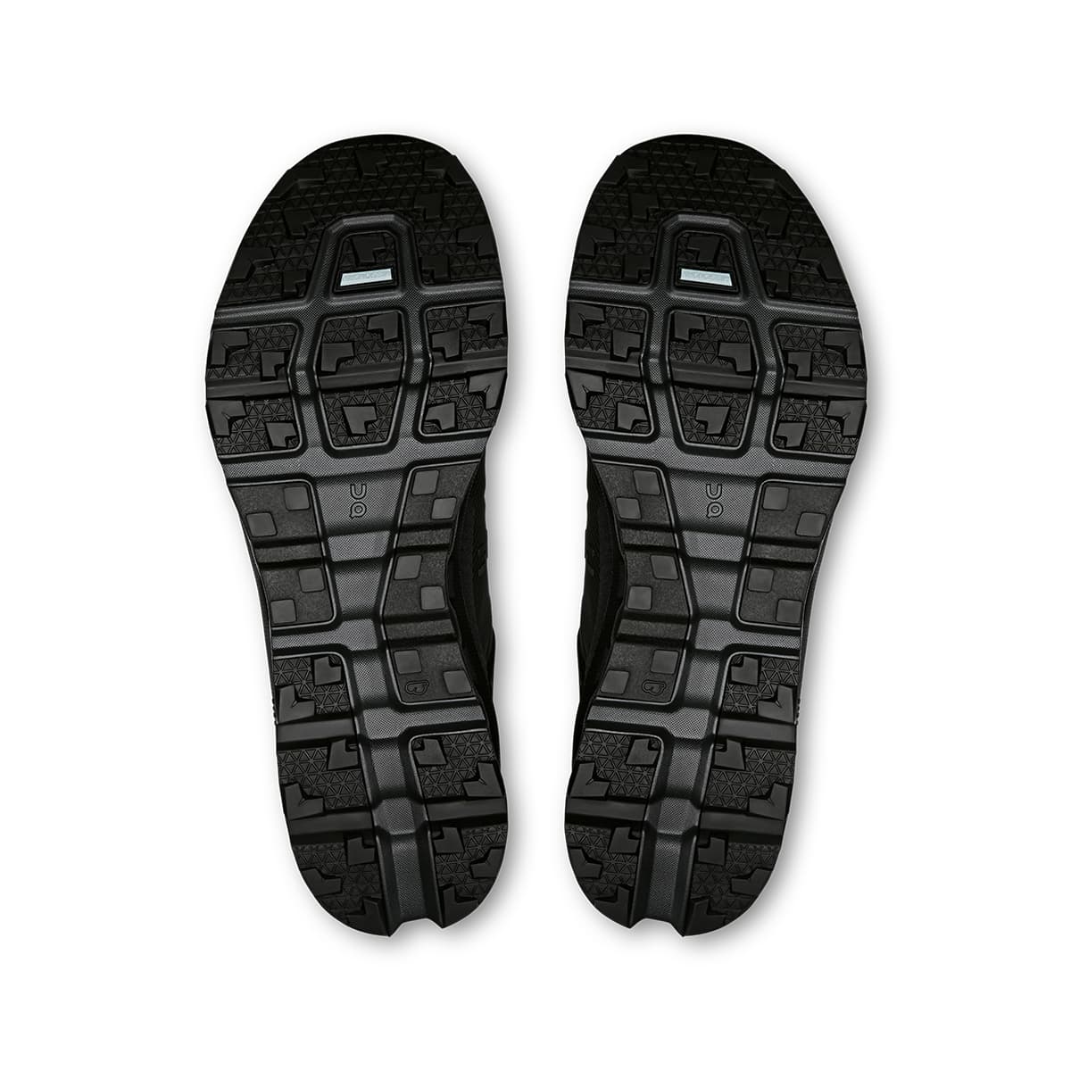 Soles of the On Cloudvista 2 Black Black men’s running shoes #color_black-black