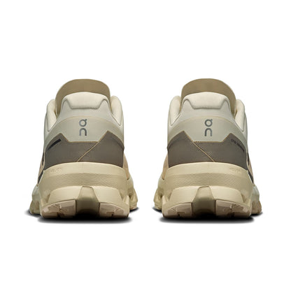 Back view of the On Cloudvista 2 Cream Desert women’s running shoe 