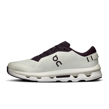 Left side view of the On Cloudzone Ice-Black men’s running shoe 