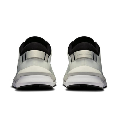 Back view of the On Cloudzone Ice-Black women’s running shoe 