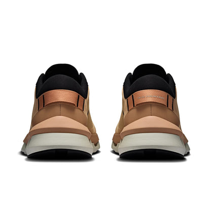Back view of the On Cloudzone Rosebrown-Black women’s running shoe 