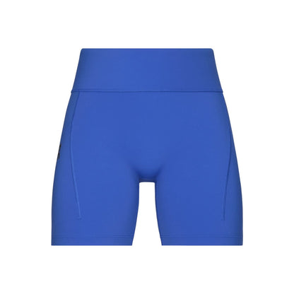 Flat lay of the On Performance Short Tights in Zaffre showing high waistband design 