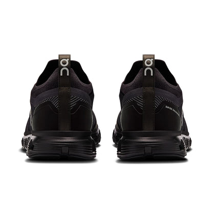 Back view of the On Cloud 6 Versa Black-Eclipse men’s sneaker shoe 