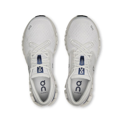 Top view of the On Cloud X 4 Lavender-Acai women’s running shoes 