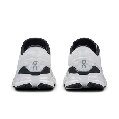 Back view of the On Cloud X4 Ivory-Black women’s running shoe 