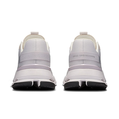 Back view of the On Cloudnoa Form 2 TT Frost-White men’s running shoe 