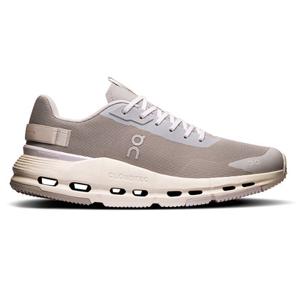 Right side view of the On Cloudnova Form 2 Fog Lavender women’s running shoe 