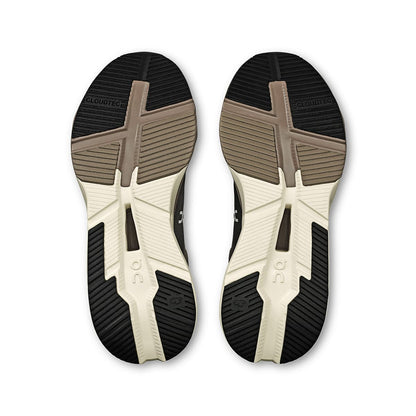 Soles of the On Cloudnova X Eclipse-Black men’s running shoes 