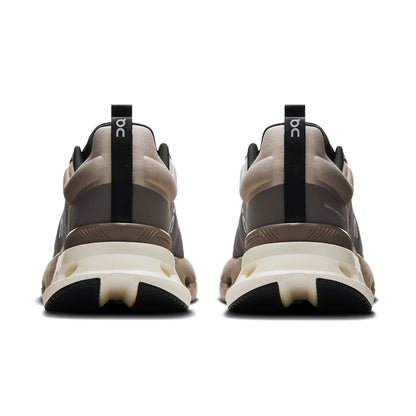 Back view of the On Cloudnova X Eclipse-Black men’s running shoe 