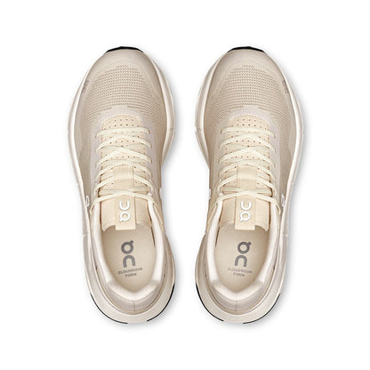 Top view of the On Cloudnoa Form 2 TT Cream-Ivory women’s running shoes 