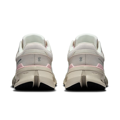 Back view of the On Cloudrunner 2 Silver-Mauve women’s running shoe 