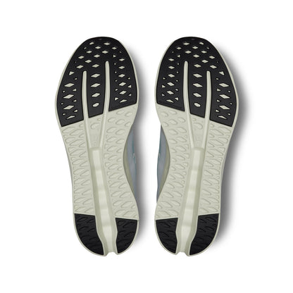 Soles of the On Cloudsurfer 7 Mineral-Aloe men’s running shoes 