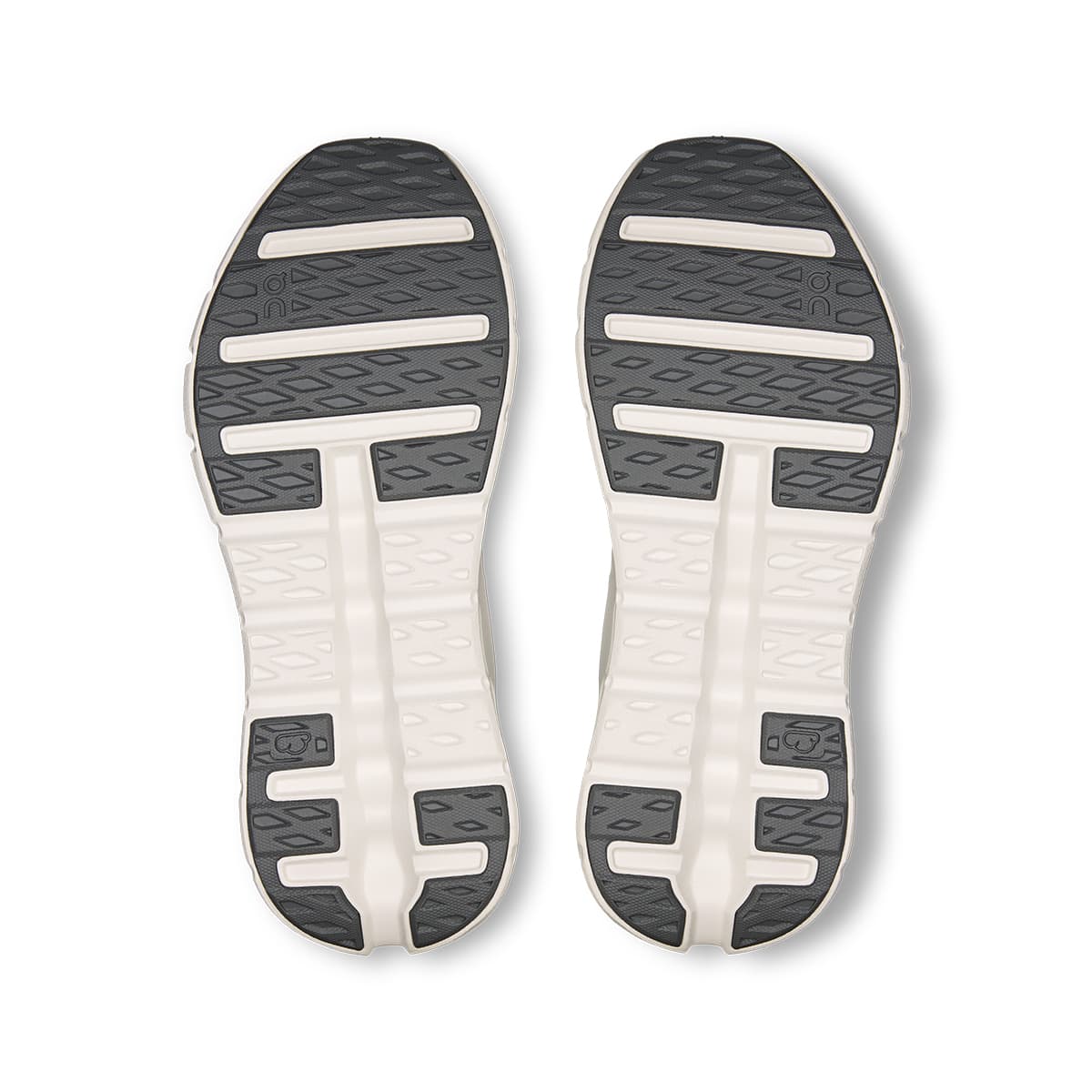 Soles of the On Cloudtilt Eclipse-Lilac women’s running shoes 