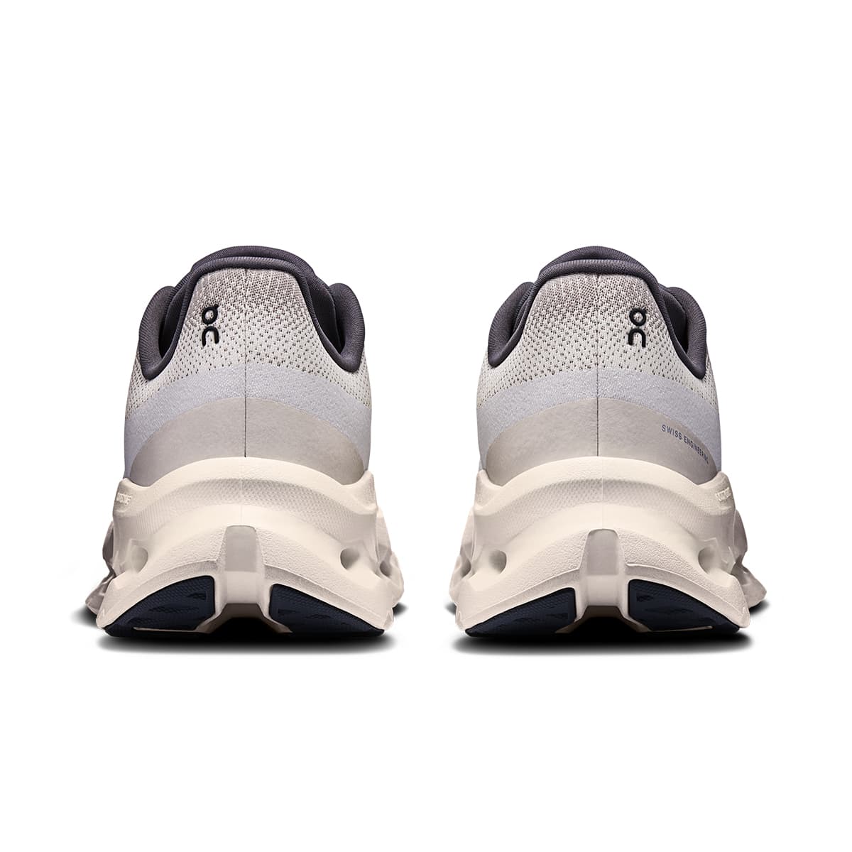 Back view of the On Cloudtilt Rock Ivory men’s running shoe 