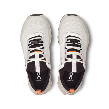 Top view of the On Cloudultra 2 White Wolf women’s running shoes 