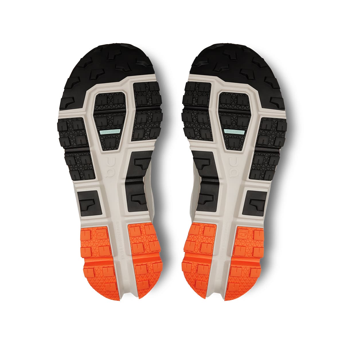 Soles of the On Cloudultra 2 White Wolf women’s running shoes #color_white-wolf