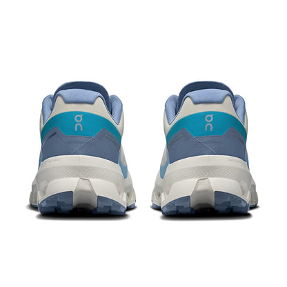 Back view of the On Cloudvista 2 Cream-Horizon women’s running shoe 