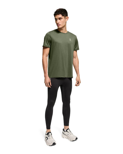 Man wearing the On Core T Colour Taiga - Front View 