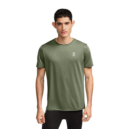 Man wearing the On Core T Colour Taiga - Front 