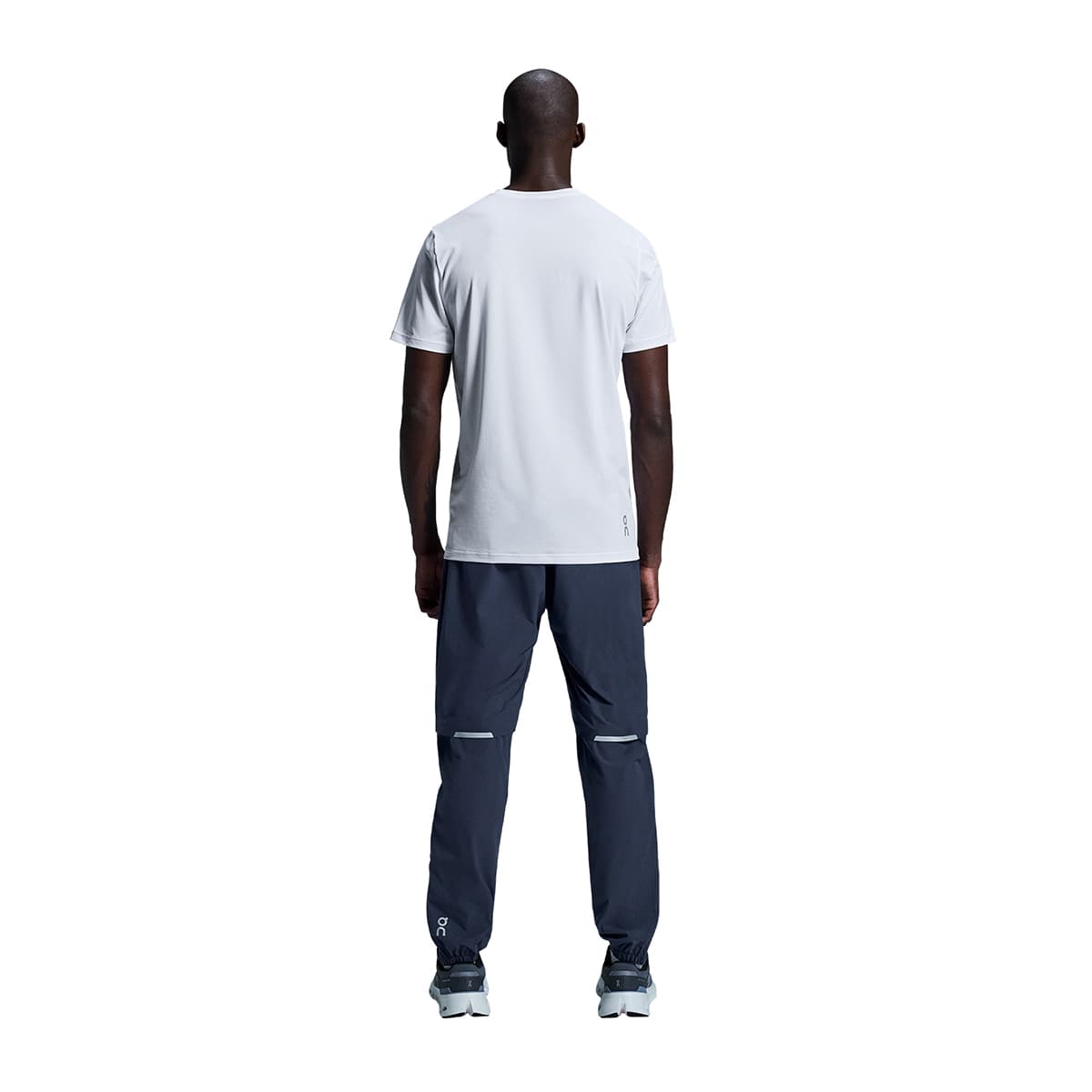 Man wearing the On Core T Colour White - Back View 