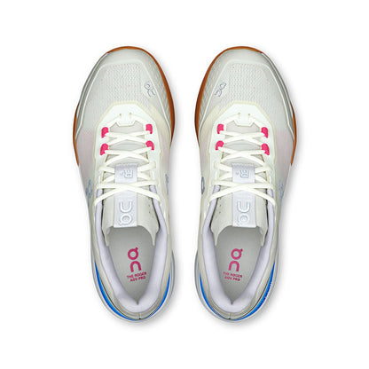 Top view of the On The Roger Advantage Pro Ivory-Malibu men’s running shoes 