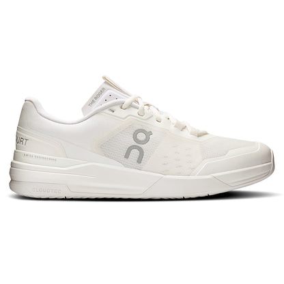 Right side view of the On The Roger Advantage Pro White-White men’s running shoe 