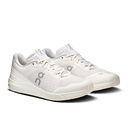 Back view of the On The Roger Advantage Pro White-White men’s running shoe 