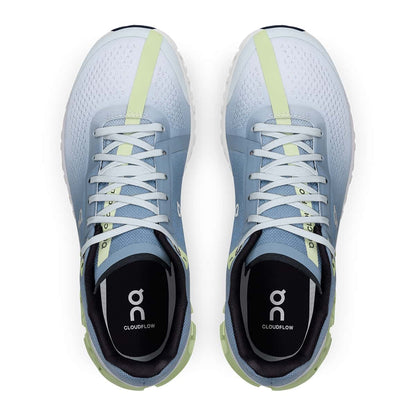Top view of the On Cloudflow Niagara-Meadow women’s running shoes 