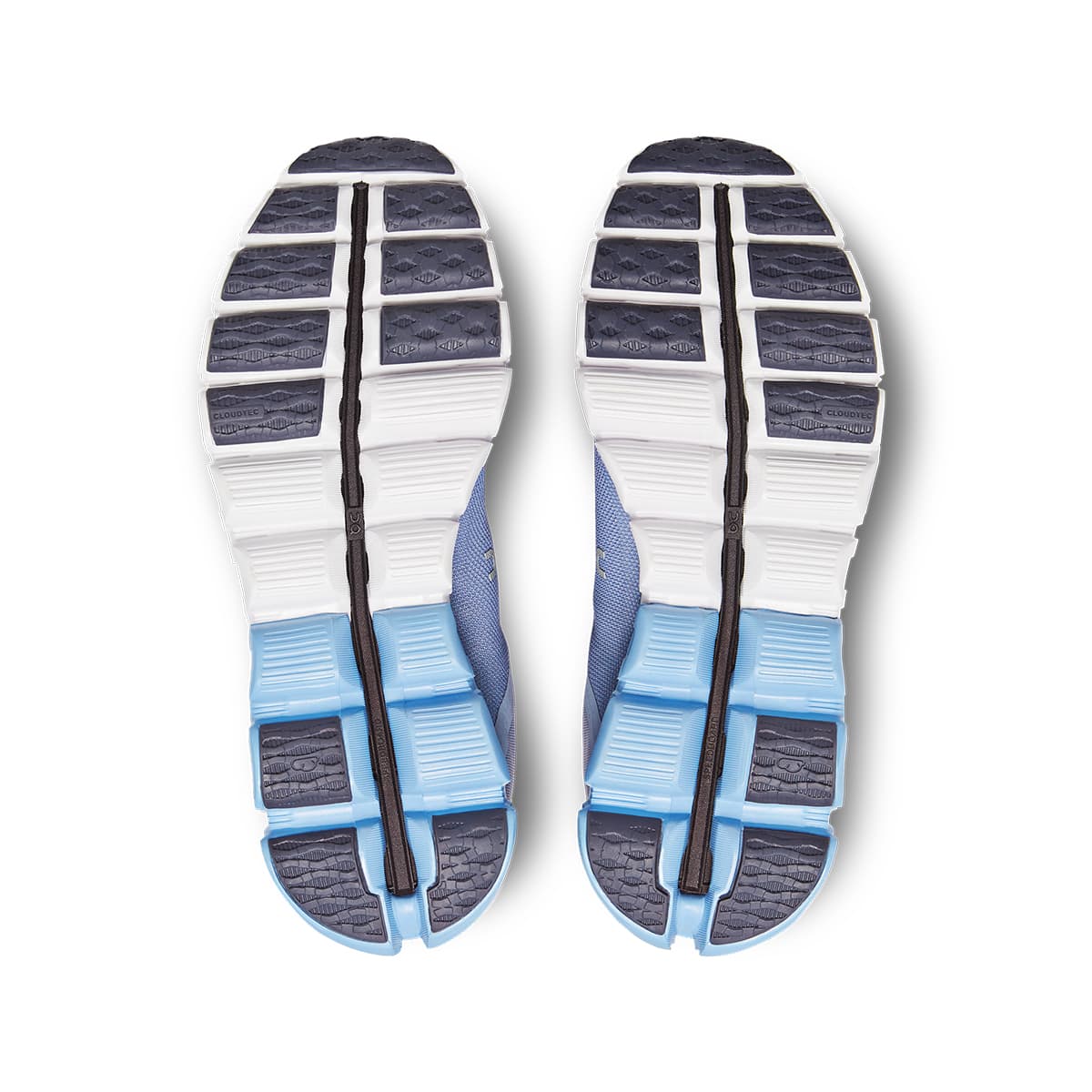 Soles of the On Cloudflow Nimbus-Seedling women’s running shoes #color_nimbus-seedling