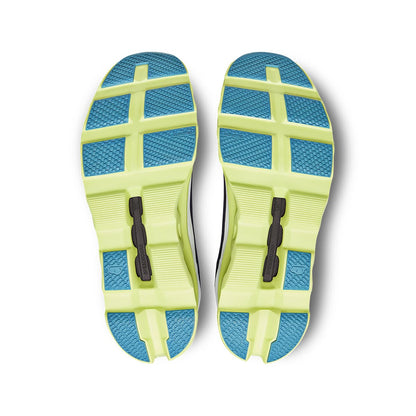Soles of the On Cloudmonster Iron Hay men's running shoes 
