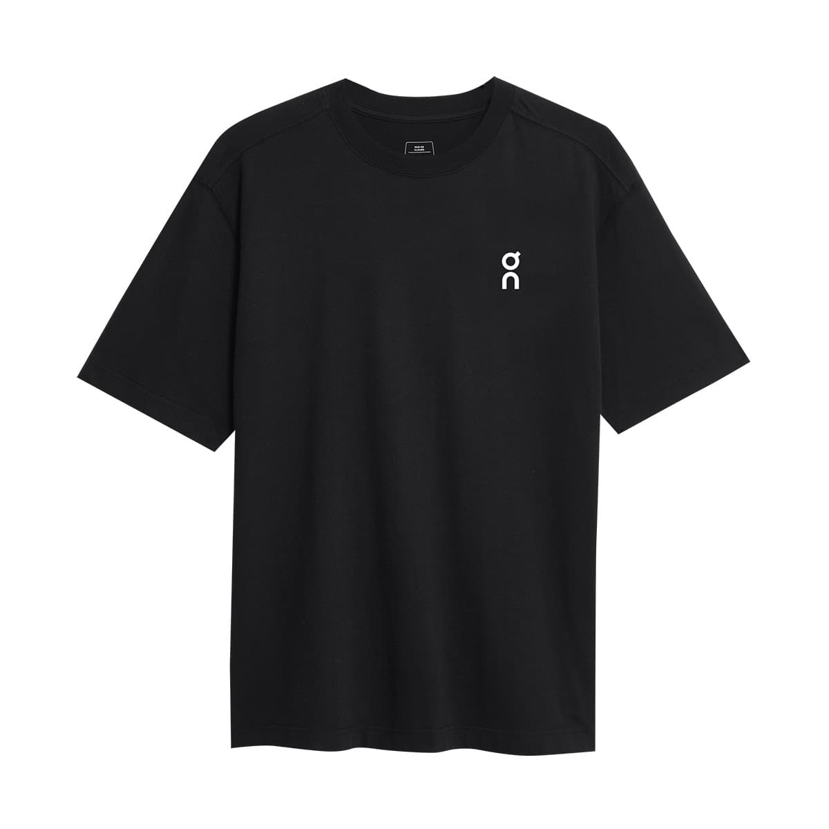 Product shot of the Men’s On Club T Colour Black #color_black