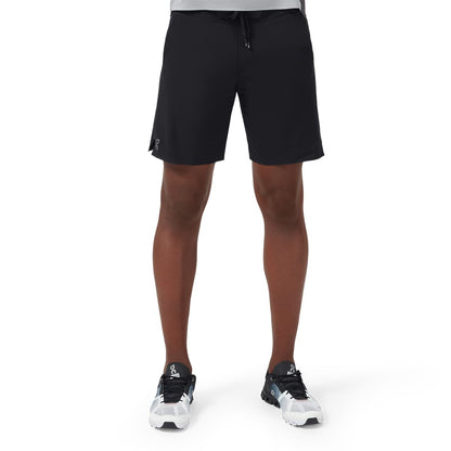 Product shot of the Men’s On Hybrid Shorts Colour Black  - Front 